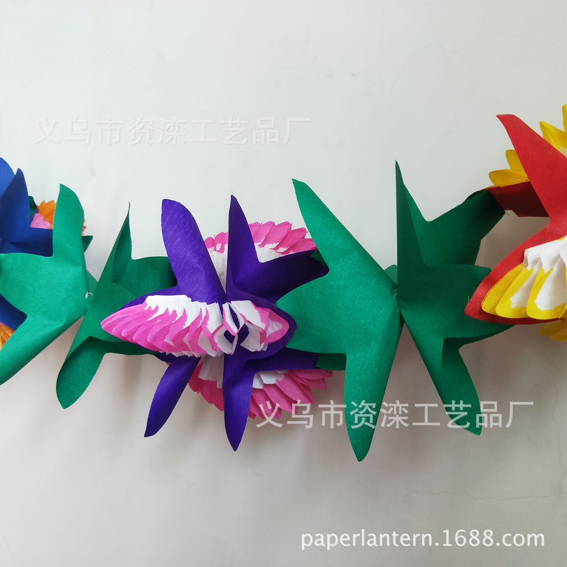 Amazon Hot Selling Hawaiian Party Paper Flower New Three-Dimensional Garland 3 M Colorful Paper Flower Birthday Pulling Banner Amazon Hot Selling Hawaiian Party Paper Flower New Three-Dimensional Garland 3 M Colorful Paper Flower Birthday Pulling Banner