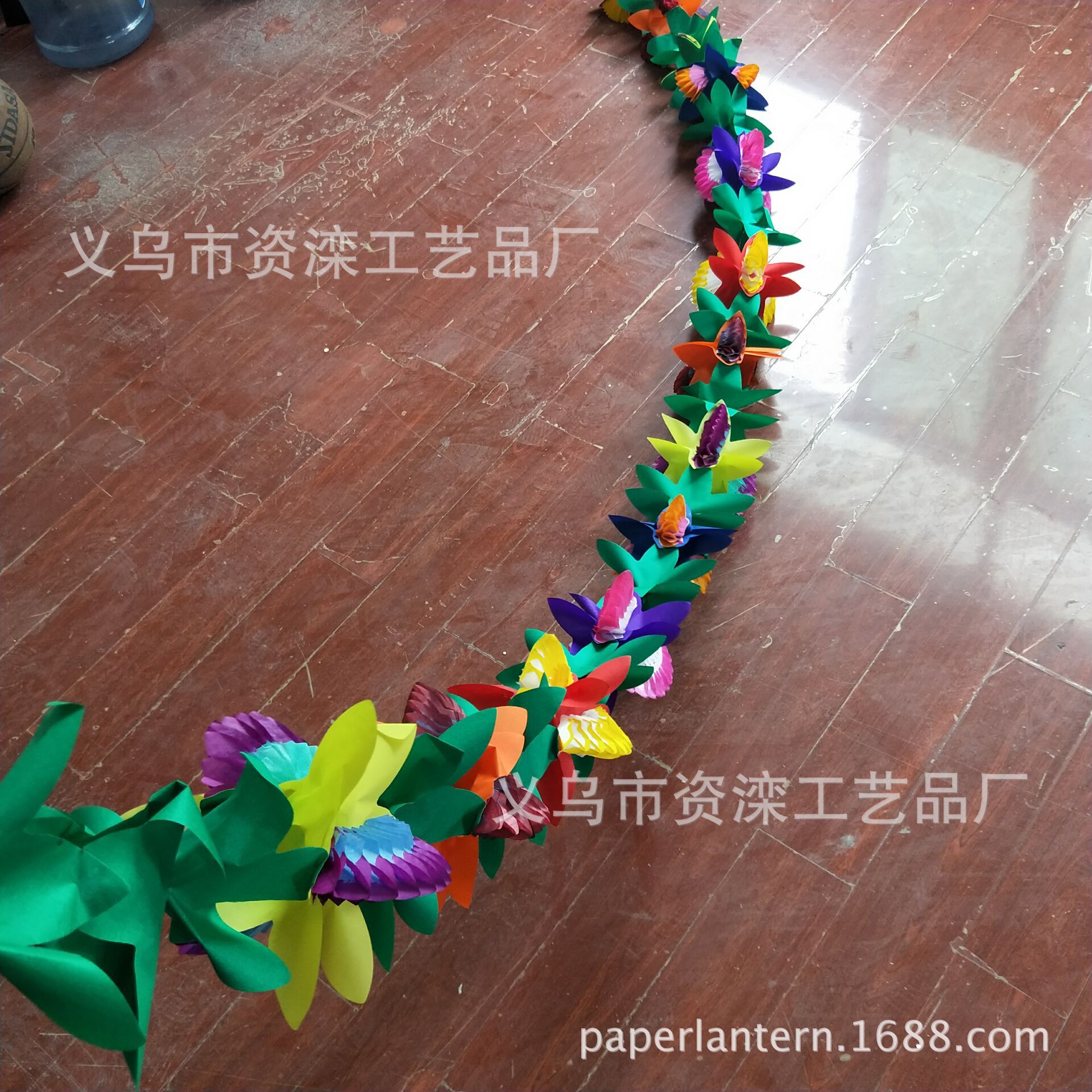Amazon Hot Selling Hawaiian Party Paper Flower New Three-Dimensional Garland 3 M Colorful Paper Flower Birthday Pulling Banner Amazon Hot Selling Hawaiian Party Paper Flower New Three-Dimensional Garland 3 M Colorful Paper Flower Birthday Pulling Banner