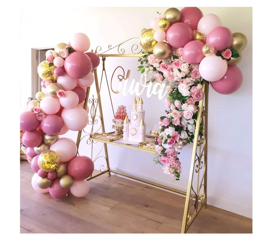 Vintage Pink Balloon Garland Set Wedding Girl Birthday Golden Colorful Paper Scrap Balloon Welcome Kidspal Pairs Decoration Vintage Pink Balloon Garland Set Wedding Girl Birthday Golden Colorful Paper Scrap Balloon Welcome Kidspal Pairs Decoration