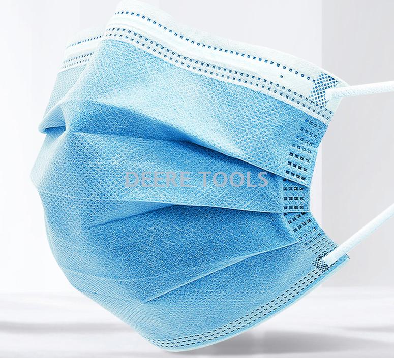 Spot 50 disposable mask protection three layers of thick non-woven cloth to prevent dust droplets breathable 