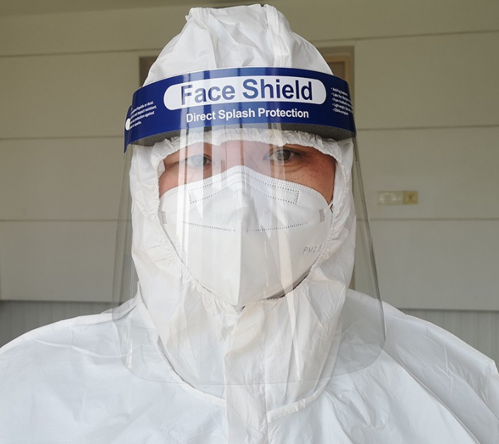 Anti-droplet protective mask hd transparent isolation mask full face anti-splash mask anti-fume transparent mask spot Anti-droplet protective mask hd transparent isolation mask full face anti-splash mask anti-fume transparent mask spot