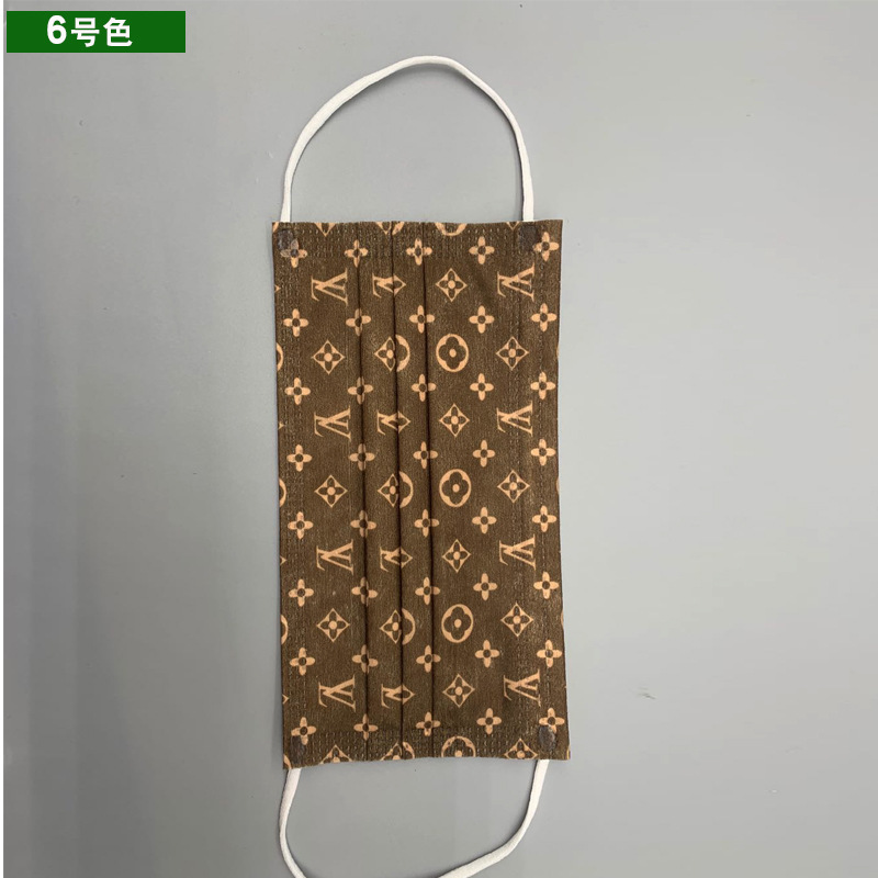 Internet Celebrity Disposable Mask Color Printing Popular Non-Woven Fabric Velvet Spray Three-Layer Structure Breathable Comfortable Protection Haze Internet Celebrity Disposable Mask Color Printing Popular Non-Woven Fabric Velvet Spray Three-Layer Structure Breathable Comfortable Protection Haze