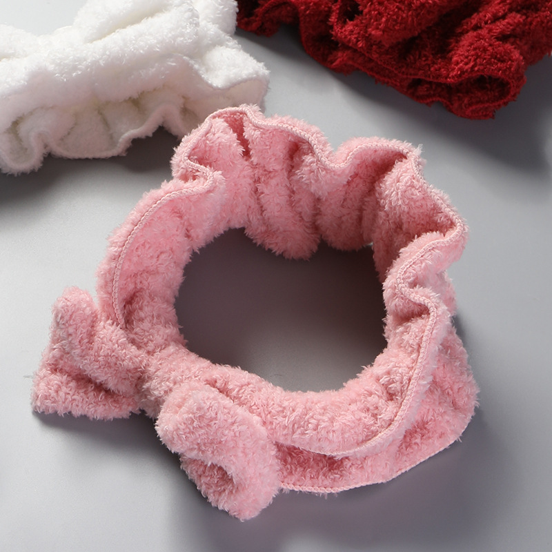 Web Wash hair band Web Celebrity Head band Web Celebrity Korean Mask Lovely Bow tie Band Hair band