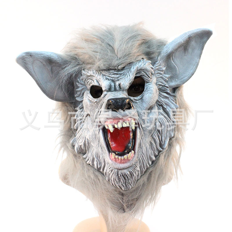 Wansheng Ghost Festival Vinyl Animal Plush Werewolf Mask Headgear Horror Loss Demon Props Devil Claw Hand Suit Wansheng Ghost Festival Vinyl Animal Plush Werewolf Mask Headgear Horror Loss Demon Props Devil Claw Hand Suit