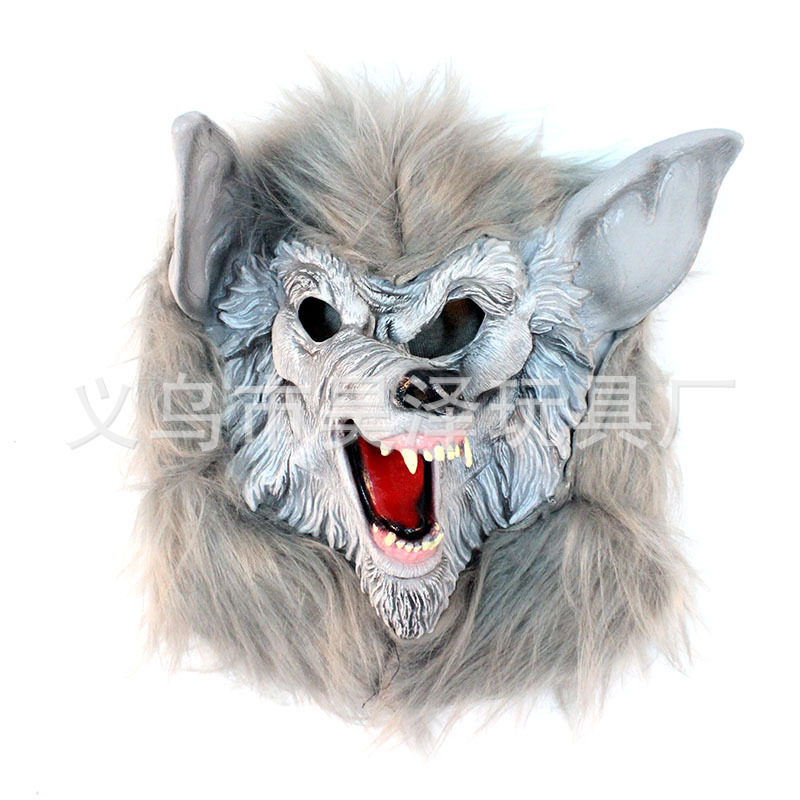 Wansheng Ghost Festival Vinyl Animal Plush Werewolf Mask Headgear Horror Loss Demon Props Devil Claw Hand Suit Wansheng Ghost Festival Vinyl Animal Plush Werewolf Mask Headgear Horror Loss Demon Props Devil Claw Hand Suit