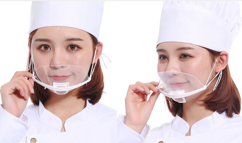 Catering Hotel Waiter Chef Special Anti-Fog Anti-Fly Sanitary Mask Environmental Protection Transparent Gauze Mask Catering Hotel Waiter Chef Special Anti-Fog Anti-Fly Sanitary Mask Environmental Protection Transparent Gauze Mask