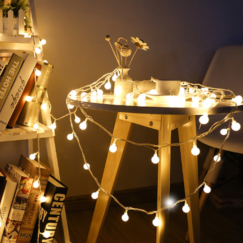 LED string Christmas lights small lights flash lights ball outdoor festival decoration waterproof booth decoration LED string Christmas lights small lights flash lights ball outdoor festival decoration waterproof booth decoration