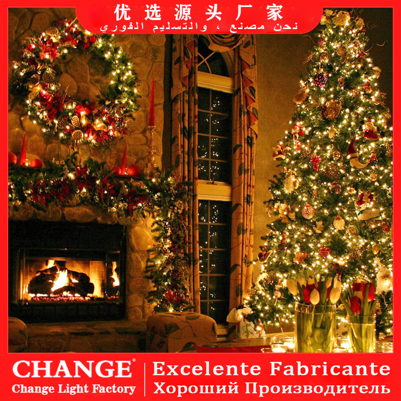 Christmas Light Christmas Drcoration Lamp Hanging Star Fariy String Lights Twinkle Festival Led Christmas Lights