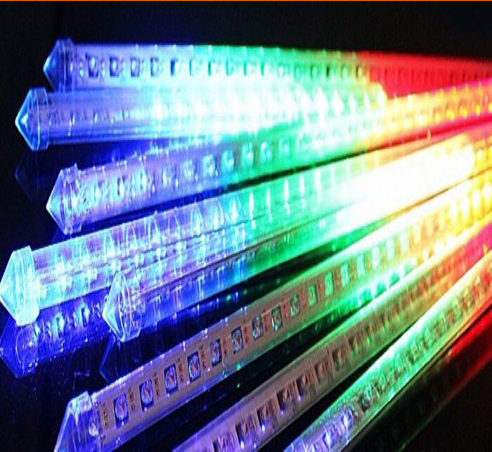 Factory direct single blue meteor shower lights no tail plug Christmas lights