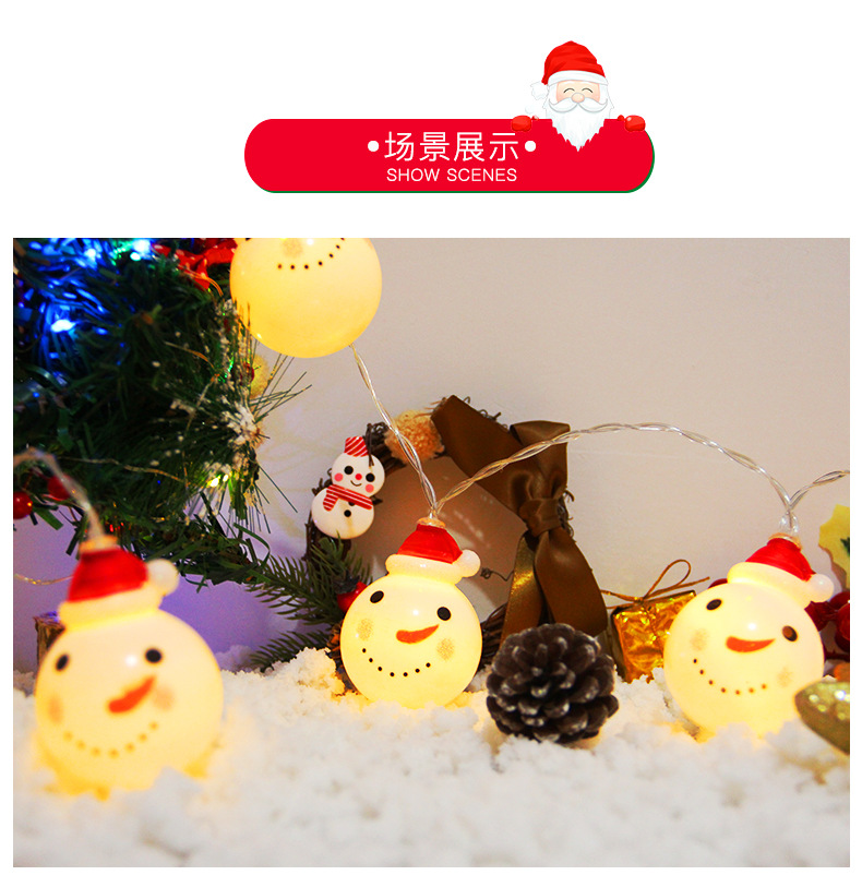 LED Christmas String Light Santa Snowman Light String Battery Box Light Room Decorative Lights Outdoor Christmas Lights LED Christmas String Light Santa Snowman Light String Battery Box Light Room Decorative Lights Outdoor Christmas Lights