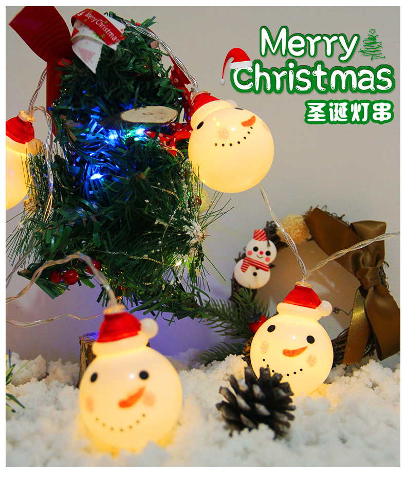 LED Christmas String Light Santa Snowman Light String Battery Box Light Room Decorative Lights Outdoor Christmas Lights LED Christmas String Light Santa Snowman Light String Battery Box Light Room Decorative Lights Outdoor Christmas Lights
