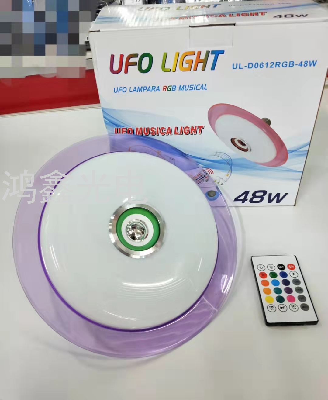 New UFO Bluetooth Audio Music Light Home Lighting Smart Remote Control Christmas Lights