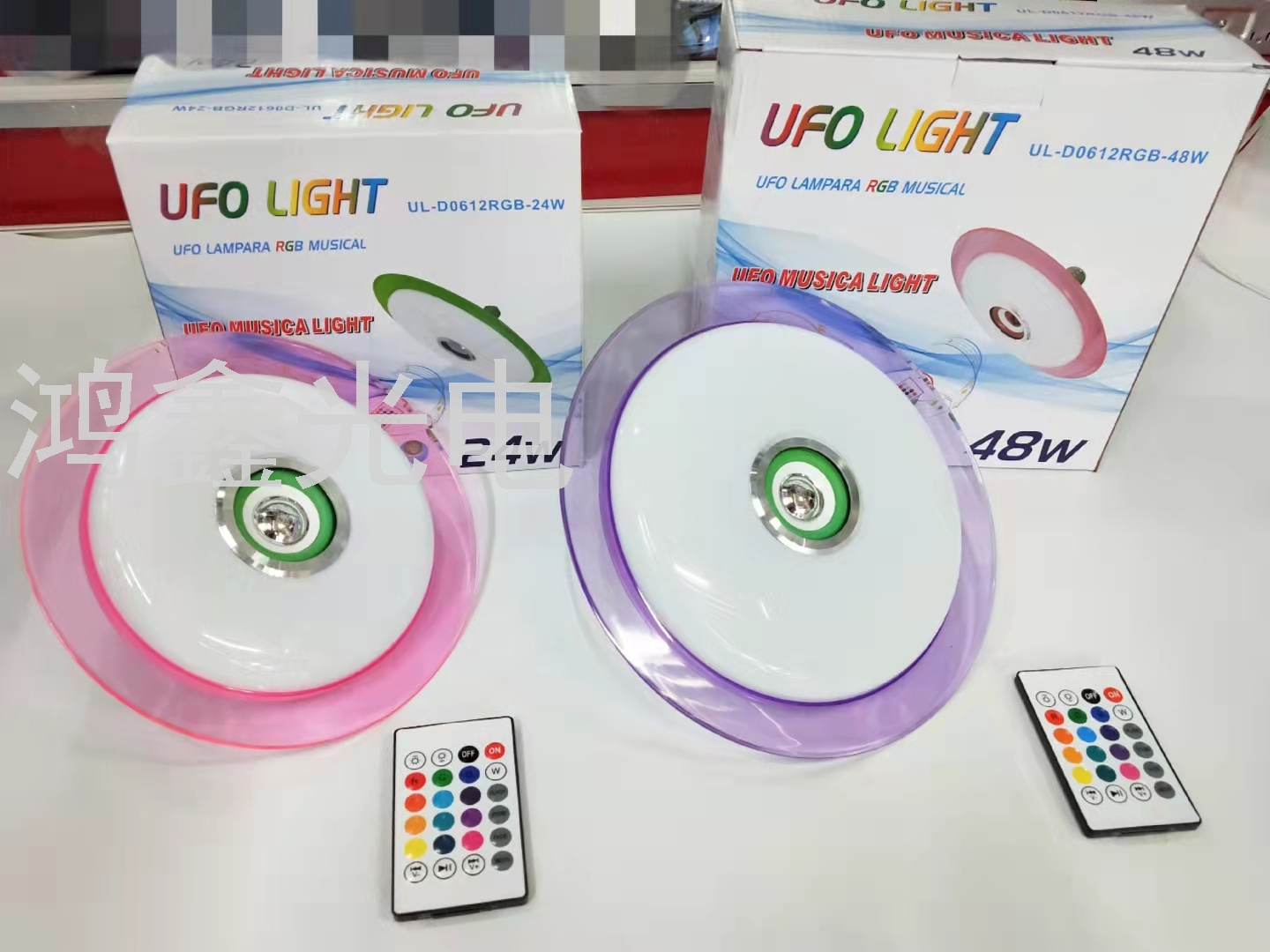 New UFO Bluetooth Audio Music Light Home Lighting Smart Remote Control Christmas Lights