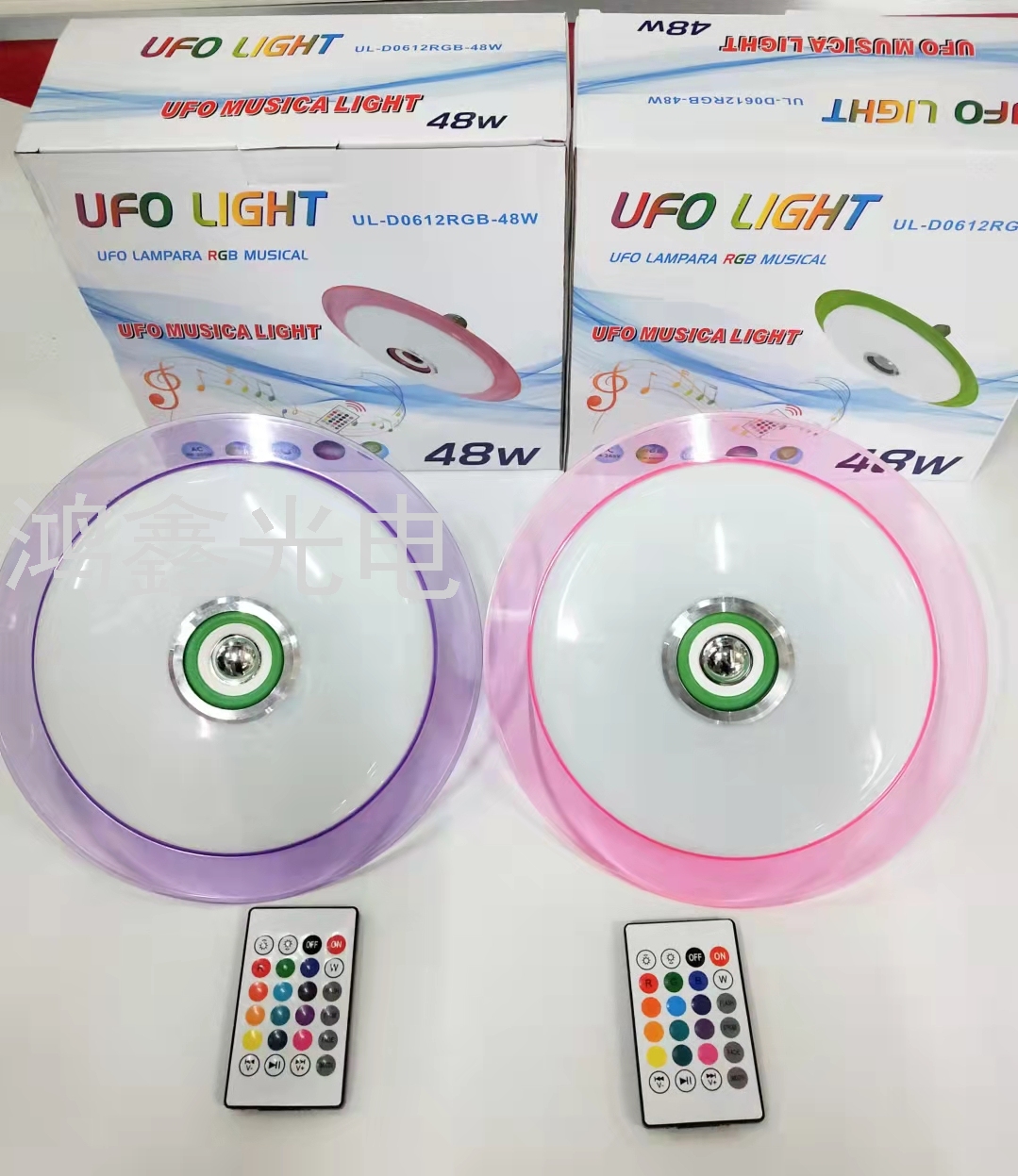 New UFO Bluetooth Audio Music Light Home Lighting Smart Remote Control Christmas Lights