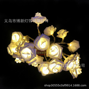 Cross-border hot style LED cotton ball lamp string manufacturers wholesale Christmas lights string hot style ins wind bedroom decoration