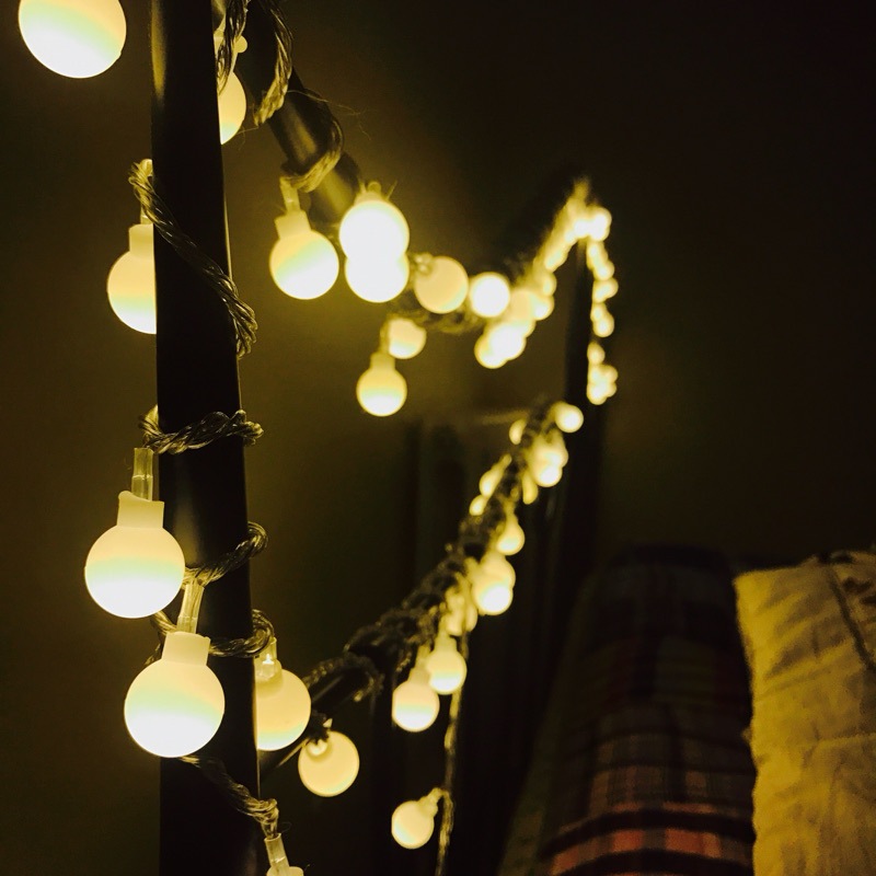 Outdoor Water-Proof String Lights Christmas Lights round Ball Star Light Wedding Room Decorative Lights