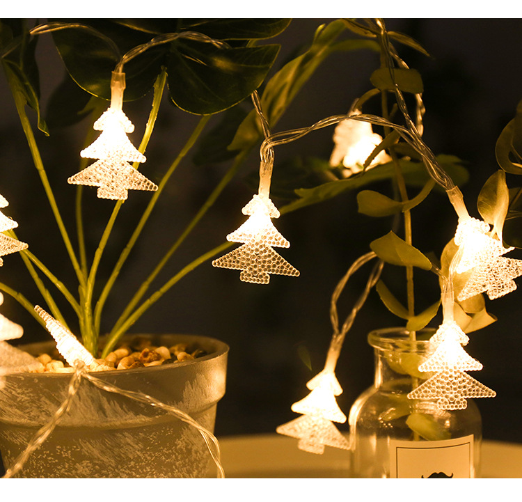 Cross-border wholesale LED Christmas tree snowflake stars small lights festival layout foil atmosphere environmental protection and beautiful Cross-border wholesale LED Christmas tree snowflake stars small lights festival layout foil atmosphere environmental protection and beautiful