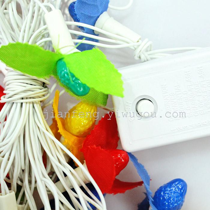 Factory direct decorative Lantern string lights Christmas lights holiday lights new year leaves lights