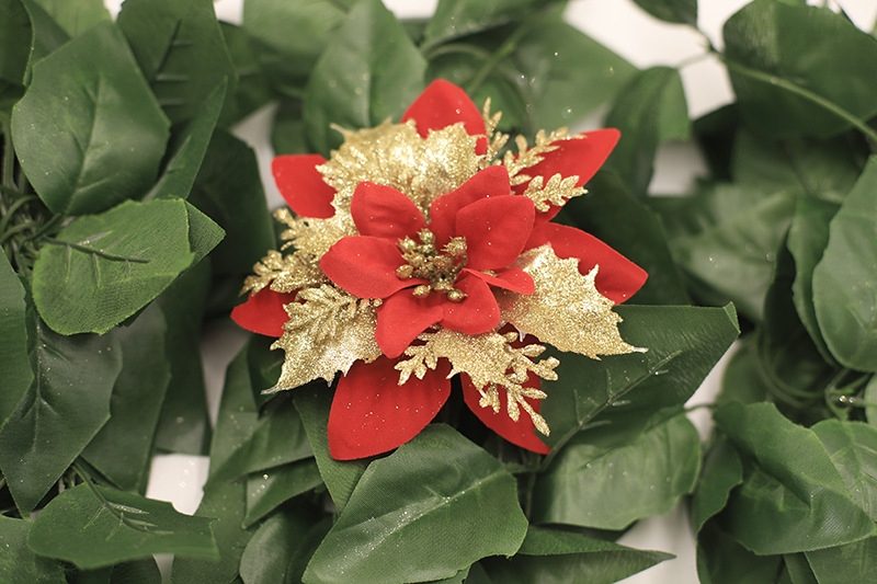 Christmas Flower Gold Powder Christmas Multicolor Decoration