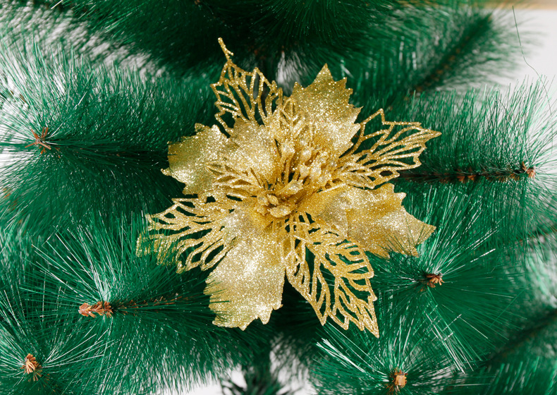 Christmas Decorations Rattan Strip Christmas Tree Decorations Onion Powder Hollow Christmas Flower Poinsettia Multi-Color Can Choose 16cm Christmas Decorations Rattan Strip Christmas Tree Decorations Onion Powder Hollow Christmas Flower Poinsettia Multi-Color Can Choose 16cm