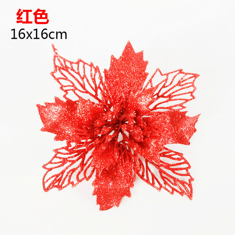 Christmas Decorations Rattan Strip Christmas Tree Decorations Onion Powder Hollow Christmas Flower Poinsettia Multi-Color Can Choose 16cm Christmas Decorations Rattan Strip Christmas Tree Decorations Onion Powder Hollow Christmas Flower Poinsettia Multi-Color Can Choose 16cm