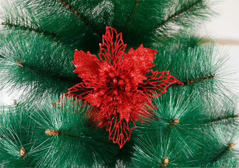Christmas Decorations Rattan Strip Christmas Tree Decorations Onion Powder Hollow Christmas Flower Poinsettia Multi-Color Can Choose 16cm Christmas Decorations Rattan Strip Christmas Tree Decorations Onion Powder Hollow Christmas Flower Poinsettia Multi-Color Can Choose 16cm
