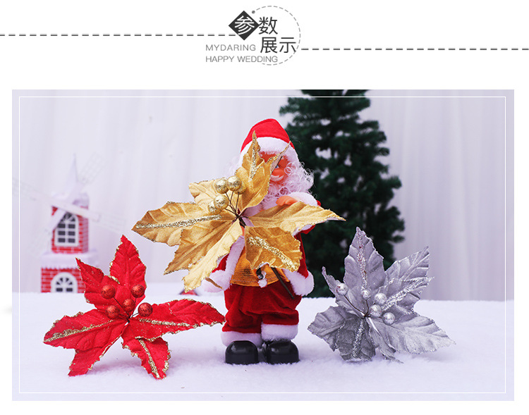 Fabric Decorative Flower Christmas Tree 20cm Gold and Silver Red Onion Pink Christmas Flower Christmas Tree Decorative Pendant Decorative Flower Fabric Decorative Flower Christmas Tree 20cm Gold and Silver Red Onion Pink Christmas Flower Christmas Tree Decorative Pendant Decorative Flower