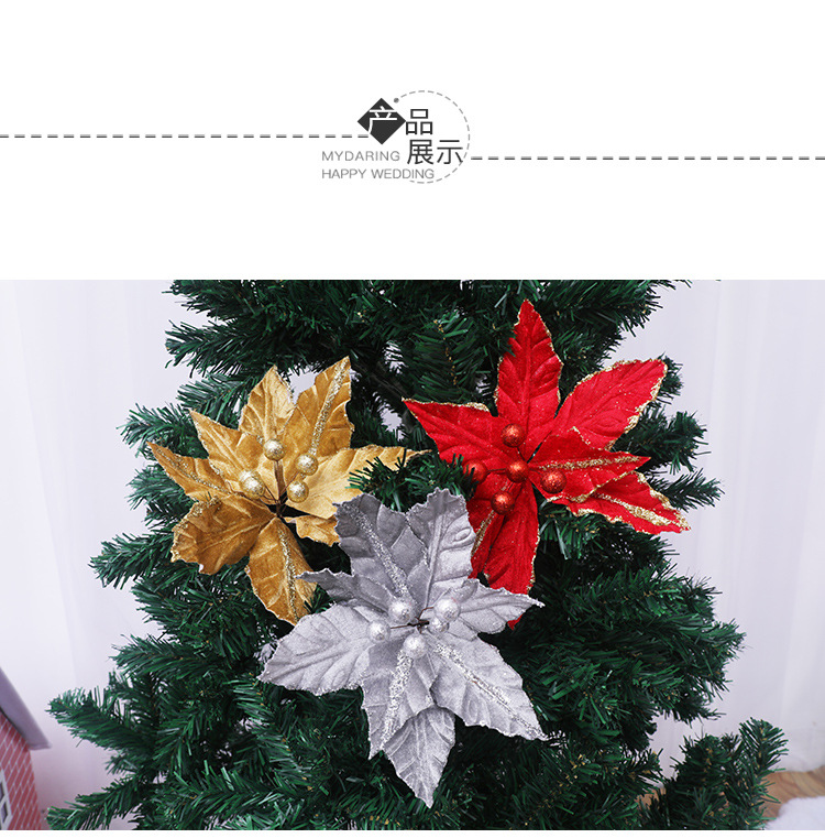 Fabric Decorative Flower Christmas Tree 20cm Gold and Silver Red Onion Pink Christmas Flower Christmas Tree Decorative Pendant Decorative Flower Fabric Decorative Flower Christmas Tree 20cm Gold and Silver Red Onion Pink Christmas Flower Christmas Tree Decorative Pendant Decorative Flower