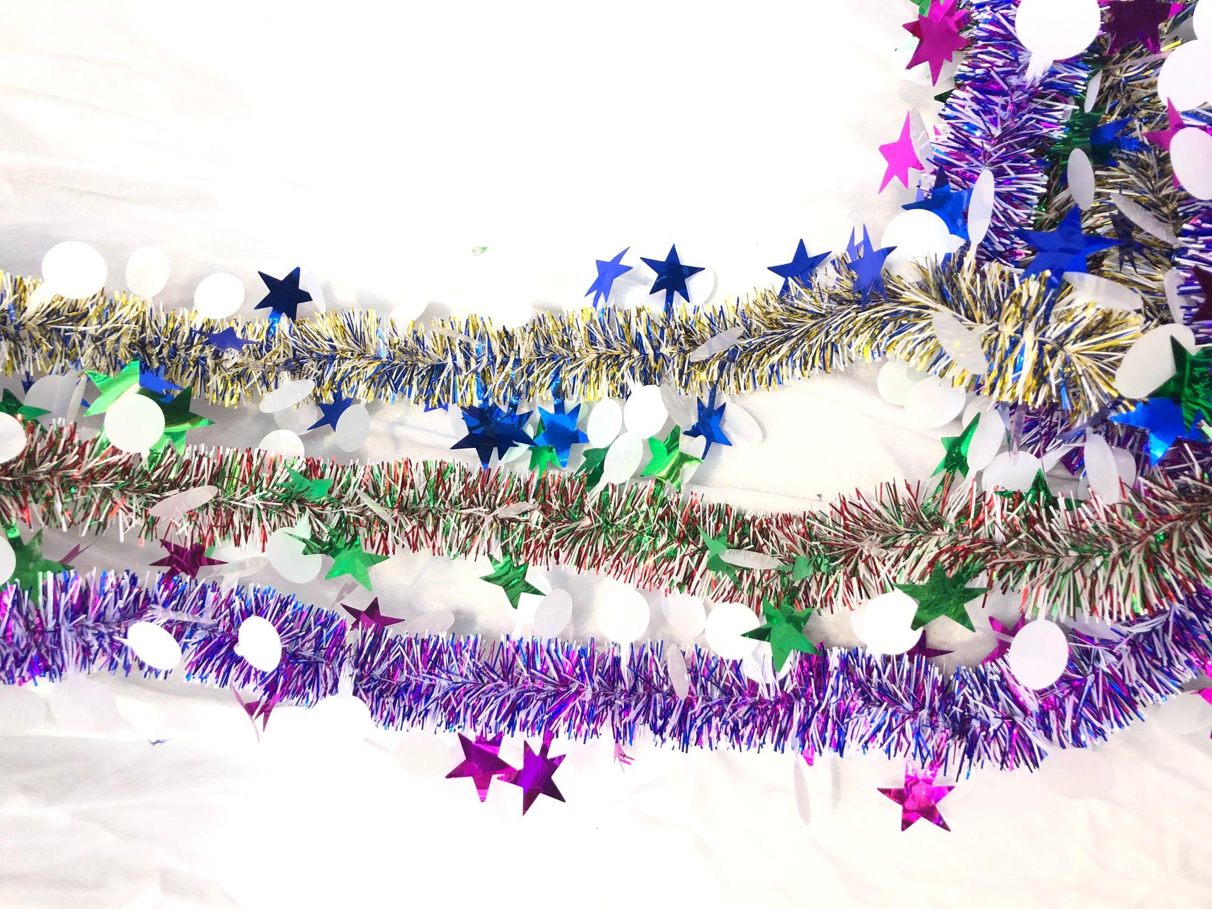 Christmas Flower ribbon Madder Party Celebration School shop decoration supplies 2 Meters Star Circle color strip Christmas Flower ribbon Madder Party Celebration School shop decoration supplies 2 Meters Star Circle color strip