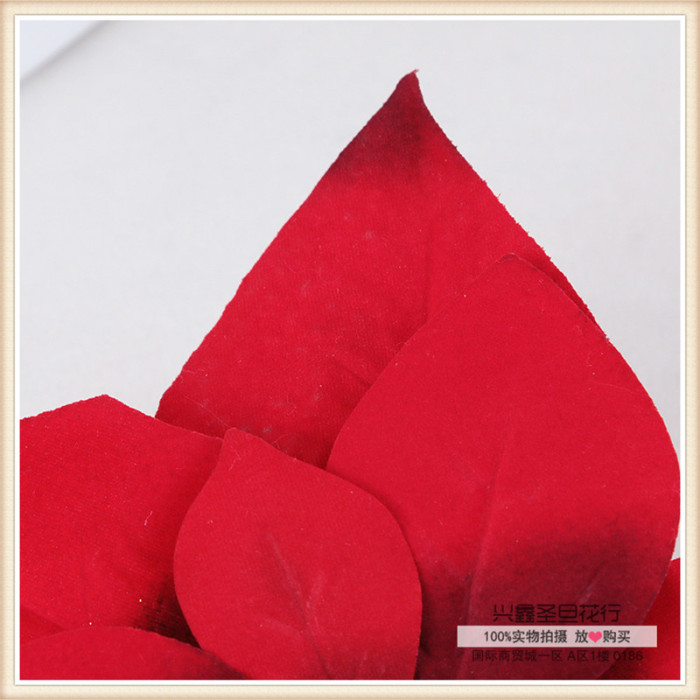 Poinsettia flowers wholesale manufacturers Christmas flower simulation simulation artificial flowers Poinsettia flowers wholesale manufacturers Christmas flower simulation simulation artificial flowers
