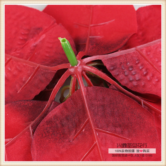 Poinsettia flowers wholesale manufacturers Christmas flower simulation simulation artificial flowers Poinsettia flowers wholesale manufacturers Christmas flower simulation simulation artificial flowers