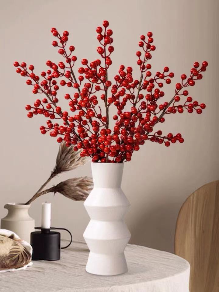 Berry Artificial Flower Fake red berries Christmas Flower New Year's decor Tree Artificial berry Christmas Decoration Fo Berry Artificial Flower Fake red berries Christmas Flower New Year's decor Tree Artificial berry Christmas Decoration Fo