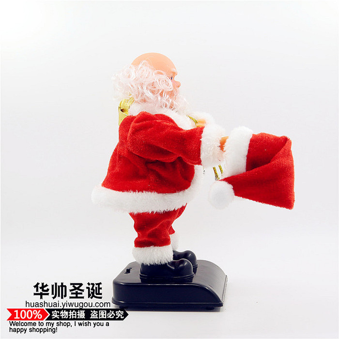 Cool dynamic singing and dancing Christmas Santa Claus plush electric toys Cool dynamic singing and dancing Christmas Santa Claus plush electric toys