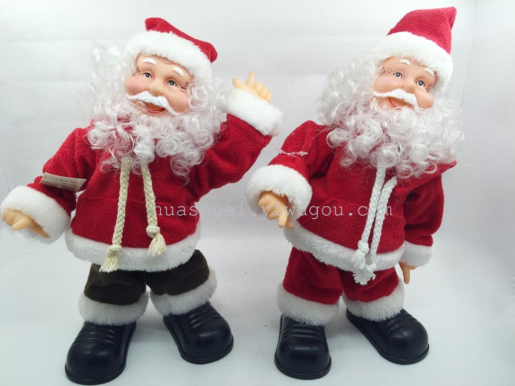 Factory direct dancing Santa Claus Christmas decoration supplies