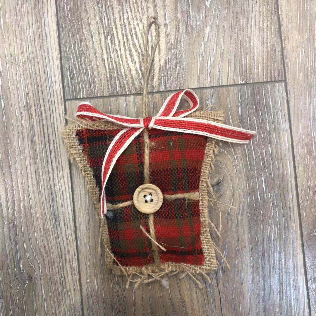 Christmas tree ornaments bells Christmas cloth supplies Christmas bells Santa Claus Christmas snowman