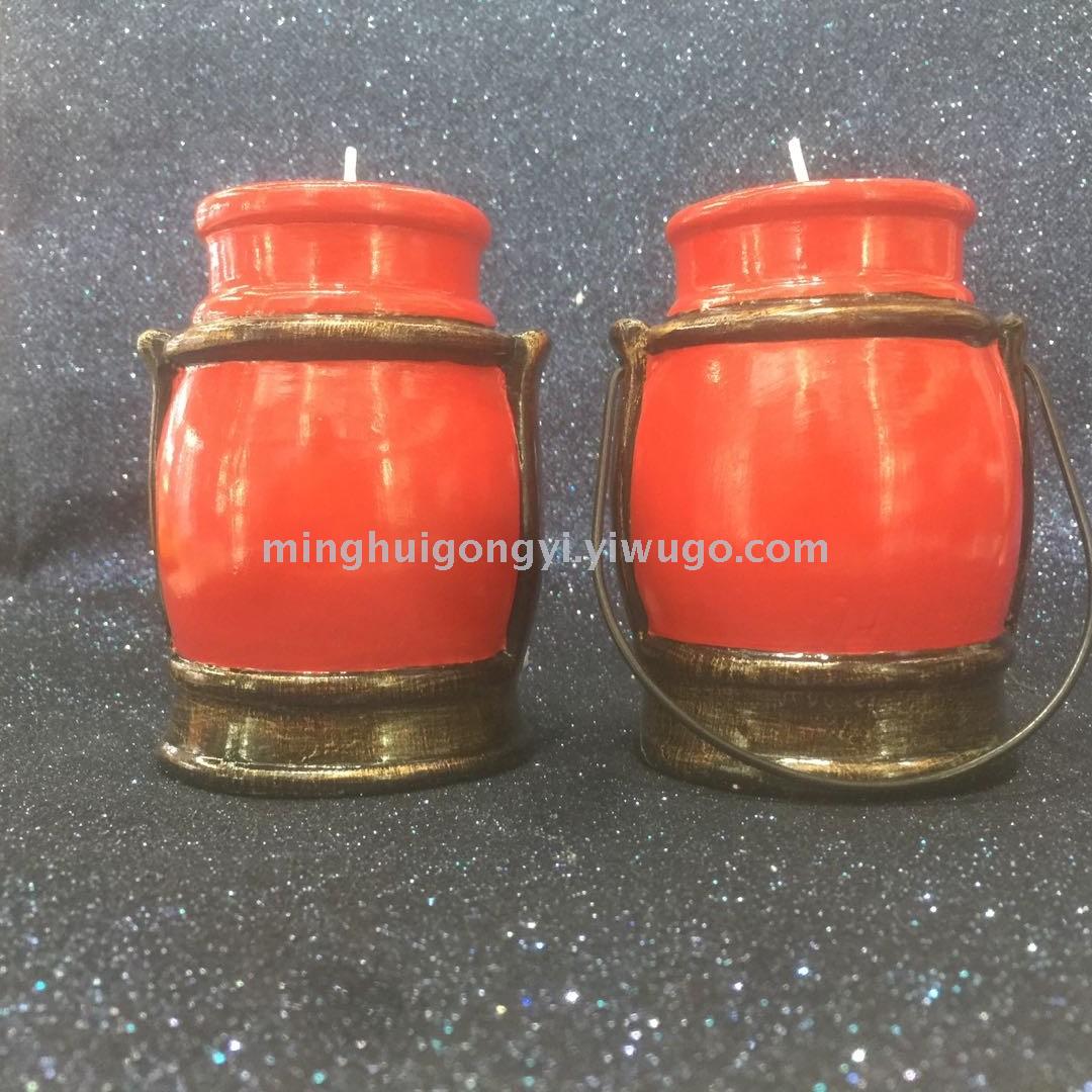 For many handicrafts candlestick Christmas tree, Santa gifts ceramic Santa Claus candles Christmas decorations