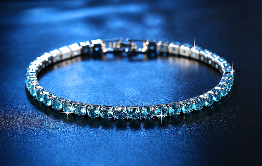 Cross-Border Ornament Row 2 Three-Row Full Diamond Zircon Bracelet Fashion Fashion Women's Bracelet Gift Christmas