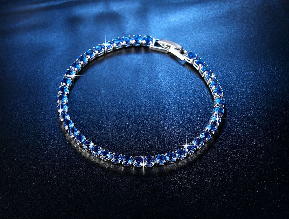 Cross-Border Ornament Row 2 Three-Row Full Diamond Zircon Bracelet Fashion Fashion Women's Bracelet Gift Christmas