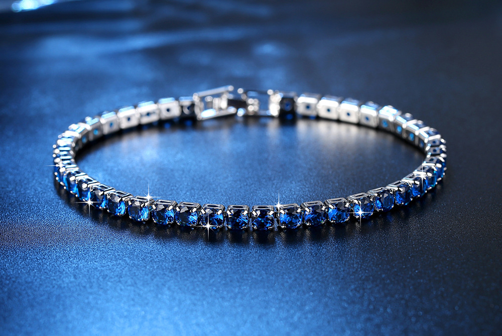 Cross-Border Ornament Row 2 Three-Row Full Diamond Zircon Bracelet Fashion Fashion Women's Bracelet Gift Christmas