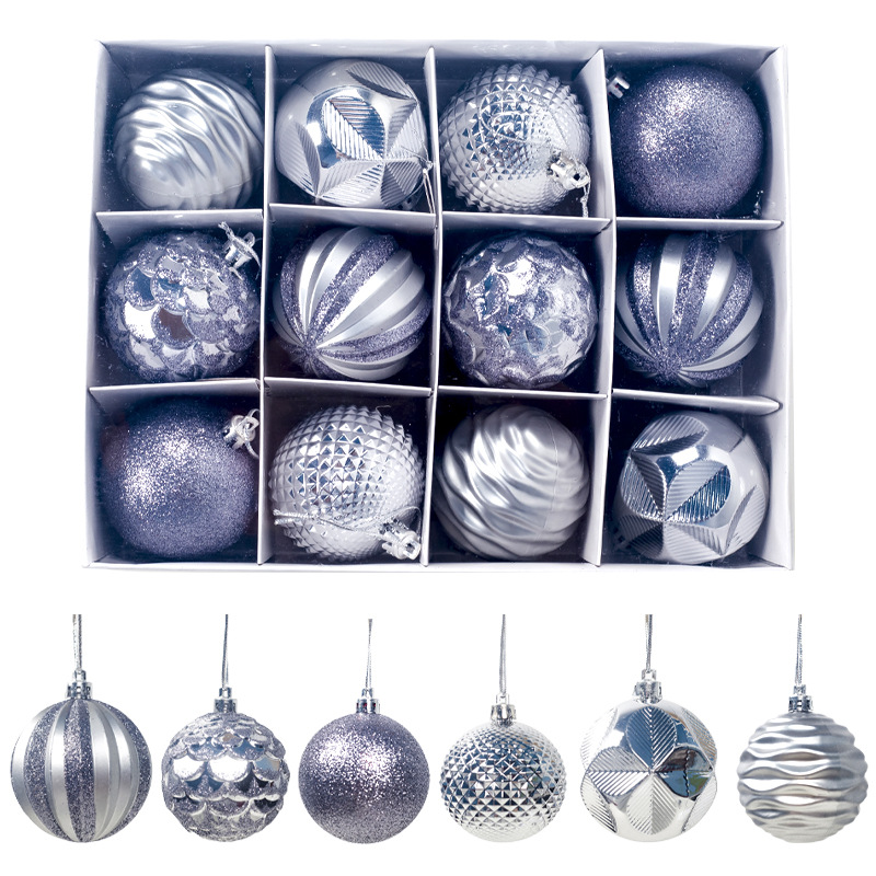 Christmas ball Pendant Christmas Supplies Gift Decoration Colorful Ball 6 CM12 Boxed PVC Christmas Display Ball Christmas ball Pendant Christmas Supplies Gift Decoration Colorful Ball 6 CM12 Boxed PVC Christmas Display Ball