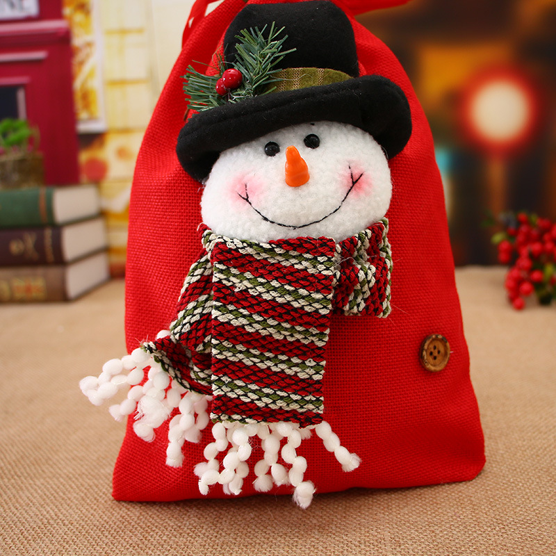 Christmas Supplies Santa Claus Gift bag holiday Christmas children&#039;s candy bag Gift bag