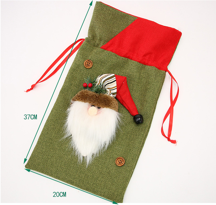 Christmas Supplies Santa Claus Gift bag holiday Christmas children's candy bag Gift bag Christmas Supplies Santa Claus Gift bag holiday Christmas children's candy bag Gift bag