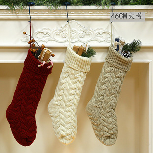 Gift Knitted Christmas Foot Sock Pendant Gift Bag Decorative Pendant Candy Bag Linen Flower Color Foot Sock Spot Large Gift Knitted Christmas Foot Sock Pendant Gift Bag Decorative Pendant Candy Bag Linen Flower Color Foot Sock Spot Large