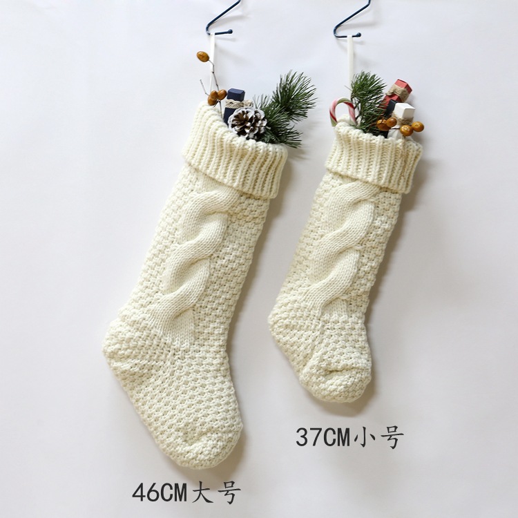 Gift Knitted Christmas Foot Sock Pendant Gift Bag Decorative Pendant Candy Bag Linen Flower Color Foot Sock Spot Large Gift Knitted Christmas Foot Sock Pendant Gift Bag Decorative Pendant Candy Bag Linen Flower Color Foot Sock Spot Large