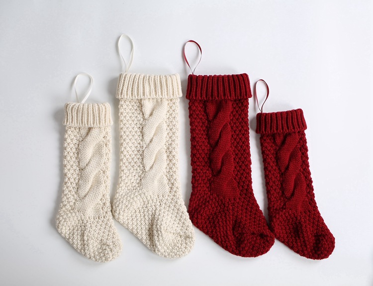 Gift Knitted Christmas Foot Sock Pendant Gift Bag Decorative Pendant Candy Bag Linen Flower Color Foot Sock Spot Large Gift Knitted Christmas Foot Sock Pendant Gift Bag Decorative Pendant Candy Bag Linen Flower Color Foot Sock Spot Large