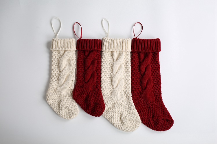 Gift Knitted Christmas Foot Sock Pendant Gift Bag Decorative Pendant Candy Bag Linen Flower Color Foot Sock Spot Large Gift Knitted Christmas Foot Sock Pendant Gift Bag Decorative Pendant Candy Bag Linen Flower Color Foot Sock Spot Large