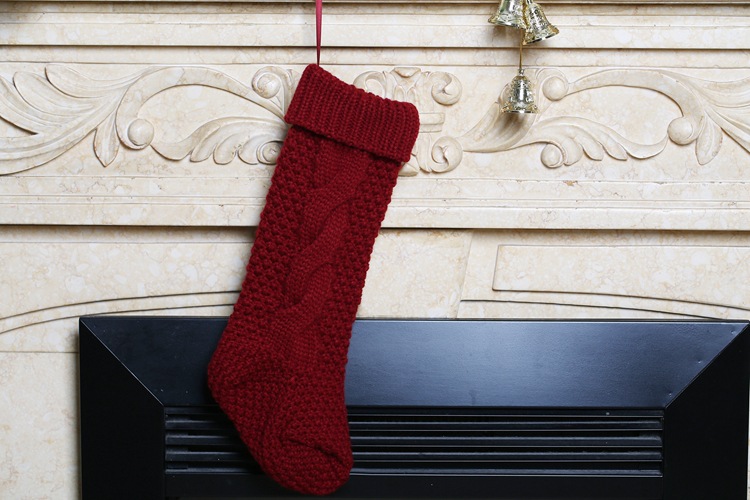 Gift Knitted Christmas Foot Sock Pendant Gift Bag Decorative Pendant Candy Bag Linen Flower Color Foot Sock Spot Large Gift Knitted Christmas Foot Sock Pendant Gift Bag Decorative Pendant Candy Bag Linen Flower Color Foot Sock Spot Large