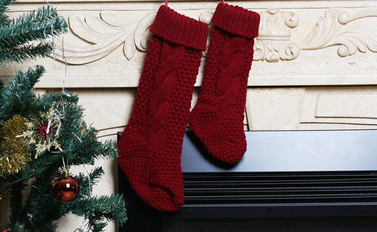 Gift Knitted Christmas Foot Sock Pendant Gift Bag Decorative Pendant Candy Bag Linen Flower Color Foot Sock Spot Large Gift Knitted Christmas Foot Sock Pendant Gift Bag Decorative Pendant Candy Bag Linen Flower Color Foot Sock Spot Large