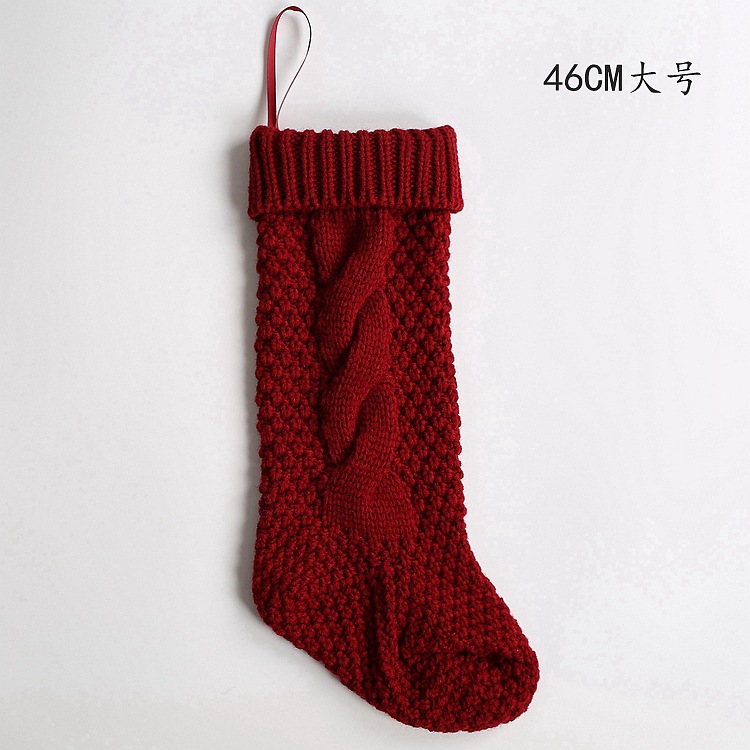 Gift Knitted Christmas Foot Sock Pendant Gift Bag Decorative Pendant Candy Bag Linen Flower Color Foot Sock Spot Large Gift Knitted Christmas Foot Sock Pendant Gift Bag Decorative Pendant Candy Bag Linen Flower Color Foot Sock Spot Large