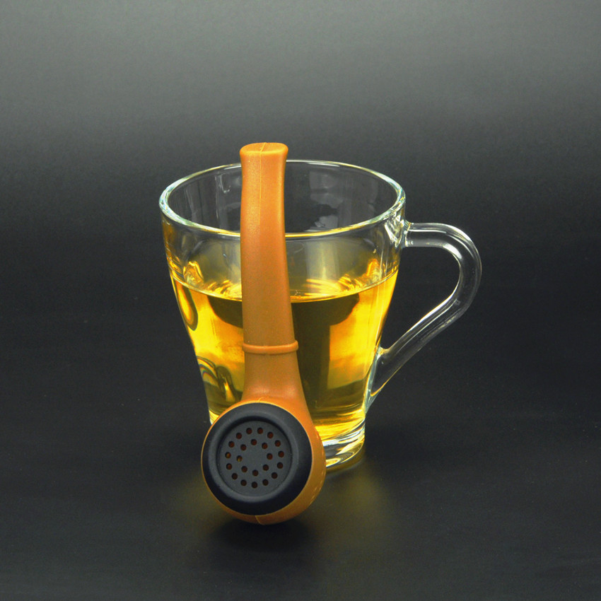 New Style Pipe Silicone Tea Making Device Santa Claus Shisha Pipe Tea Set Tea Filter Christmas Gift